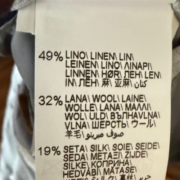 BRUNELLO CUCINELLI LUX Down Padded Vest, Navy,Linen Silk Wool,Hood, M, RT$3200 - Picture 11 of 15